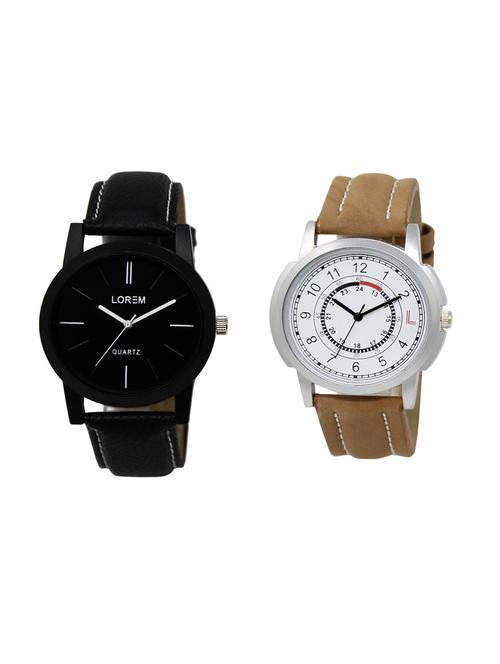 set of 2 analog watch combo(lk-05-17a) - 16211781 - Very Small Image - 1