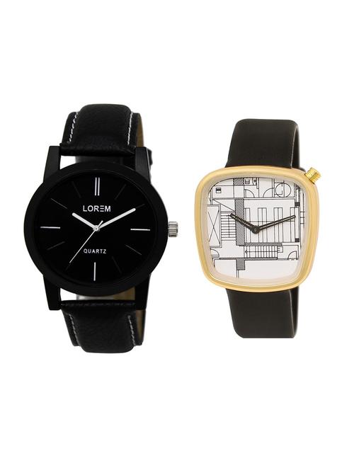 set of 2 analog watch combo(lk-05-42a) - 16211805 - Very Small Image - 1