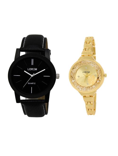 set of 2 analog couple watches(lk-05-224a) - 16211831 - Very Small Image - 1