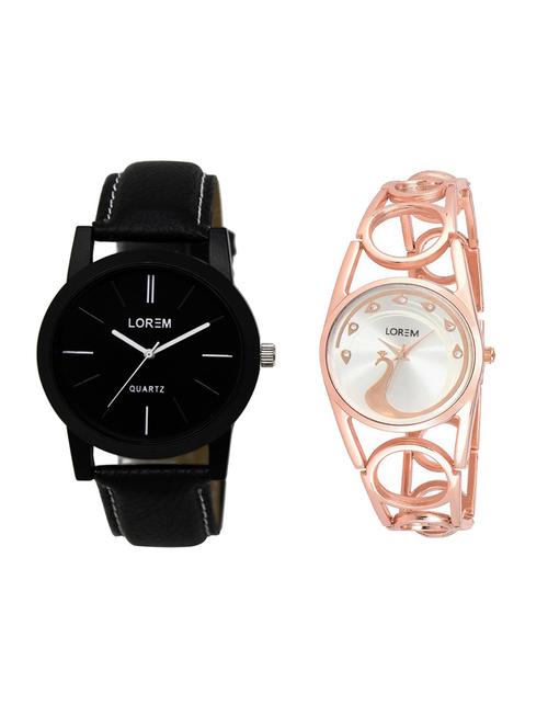 set of 2 analog couple watches(lk-05-232a) - 16211838 - Very Small Image - 1