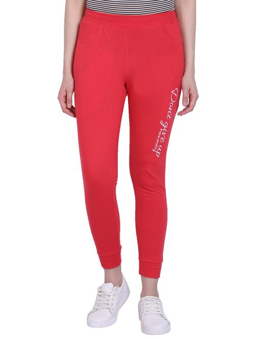 letter print mid rise jogger - 16214479 - Very Small Image - 1