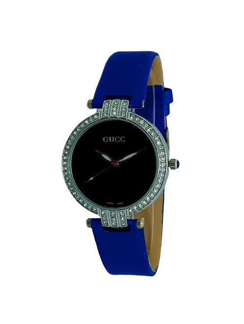 leatherette strap analog watch(jm465) - 16214766 - Very Small Image - 1