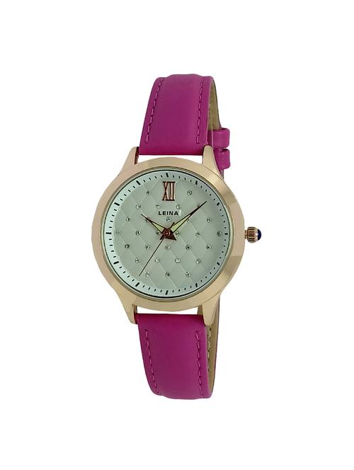 leatherette strap analog watch(jm486) - 16214786 - Very Small Image - 1