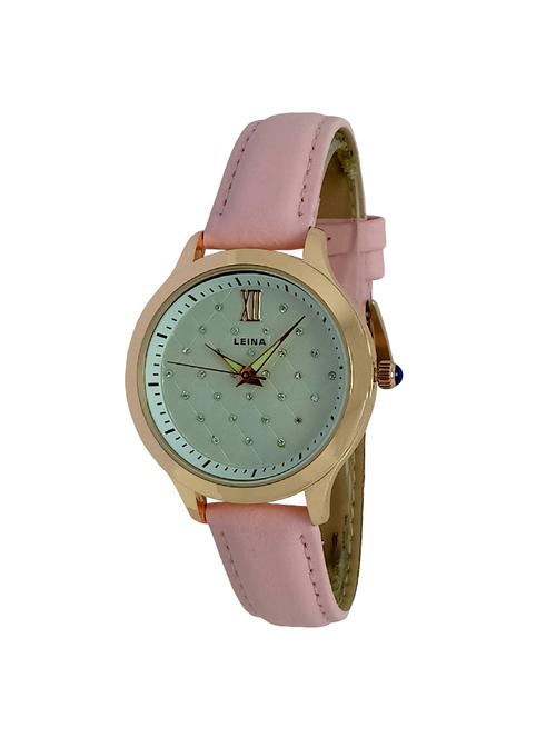 leatherette strap analog watch(jm489) - 16214789 - Very Small Image - 1