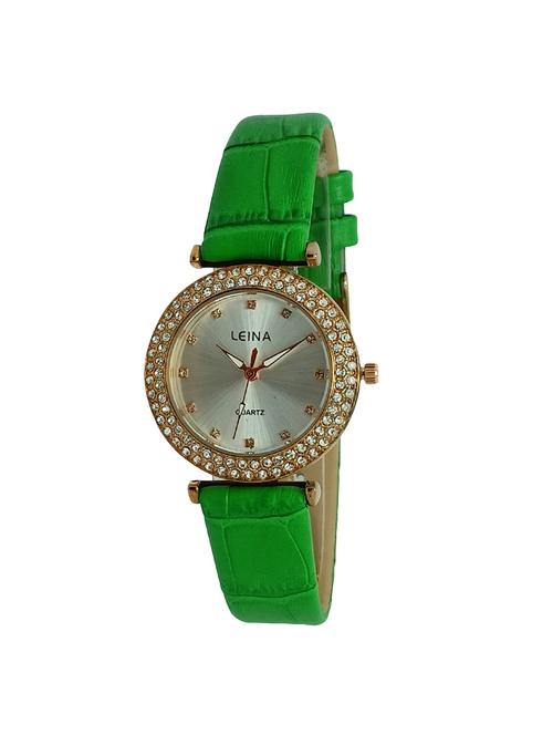 leatherette strap analog watch(jm499) - 16214799 - Very Small Image - 1