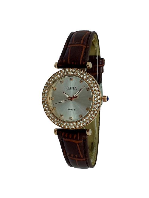 leatherette strap analog watch(jm502) - 16214802 - Very Small Image - 1