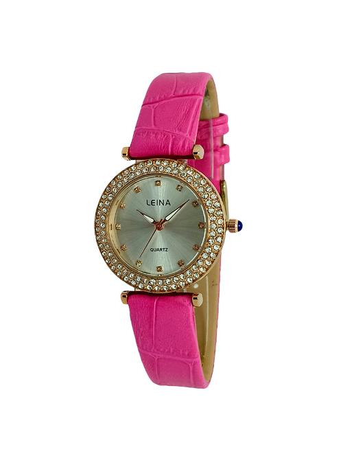 leatherette strap analog watch(jm504) - 16214804 - Very Small Image - 1