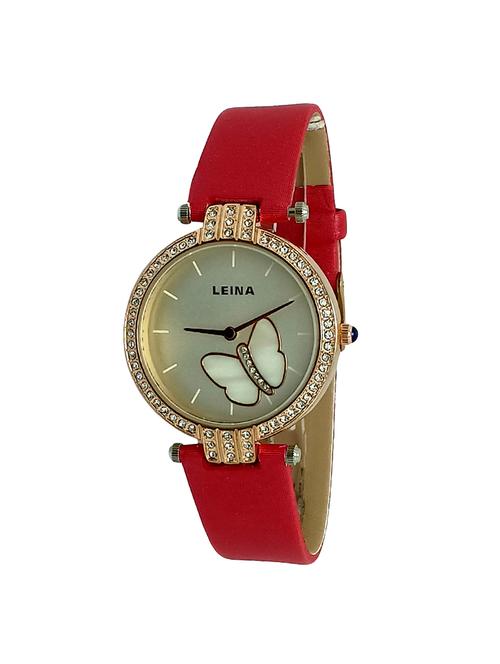 leatherette strap analog watch(jm534) - 16214833 - Very Small Image - 1