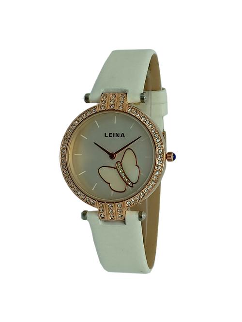 leatherette strap analog watch(jm535) - 16214834 - Very Small Image - 1
