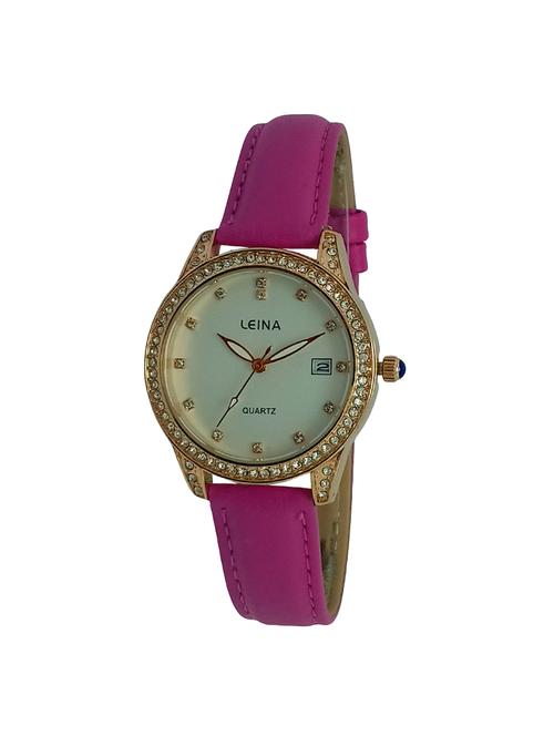 leatherette strap analog watch(jm540) - 16214839 - Very Small Image - 1