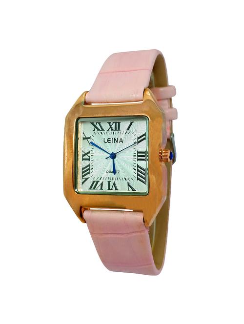 leatherette strap analog watch(jm544) - 16214843 - Very Small Image - 1