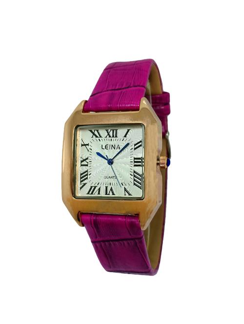 leatherette strap analog watch(jm545) - 16214844 - Very Small Image - 1