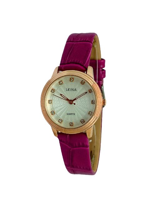leatherette strap analog watch(jm557) - 16214856 - Very Small Image - 1