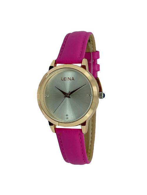 leatherette strap analog watch(jm574) - 16214872 - Very Small Image - 1