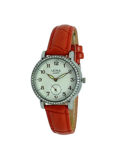 leatherette strap analog watch(jm914) - 16214912 - Very Small Image - 1