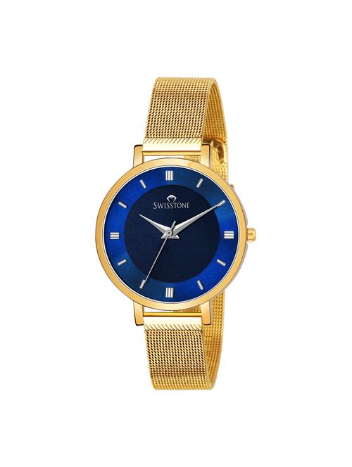 round dial analog watch-(ck362-blu-gld) - 16215035 - Very Small Image - 1
