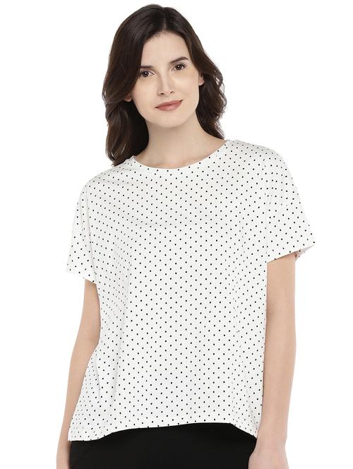 dot print short sleeved top - 16215359 - Very Small Image - 1