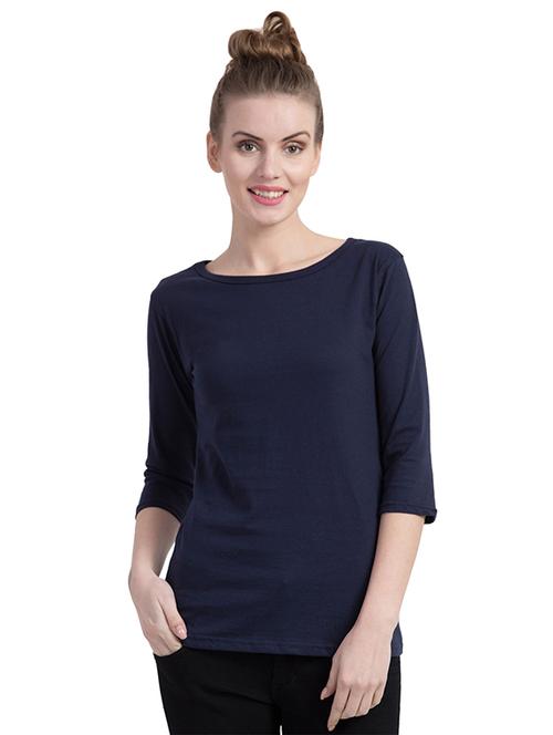 round neck solid tee - 16216114 - Very Small Image - 1