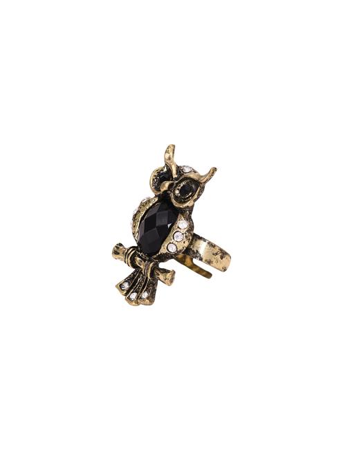 gold brass finger ring - 16216283 - Very Small Image - 1