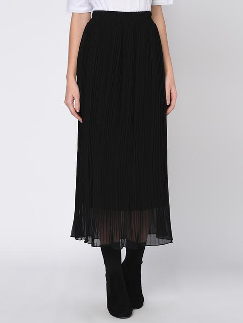 high rise accordion pleat skirt - 16217813 - Very Small Image - 1