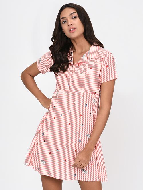 women's striped dress - 16217853 - Very Small Image - 1