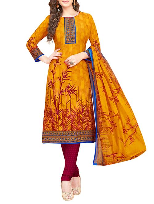 digital printed unstitched patiyala suit - 16218976 - Very Small Image - 1