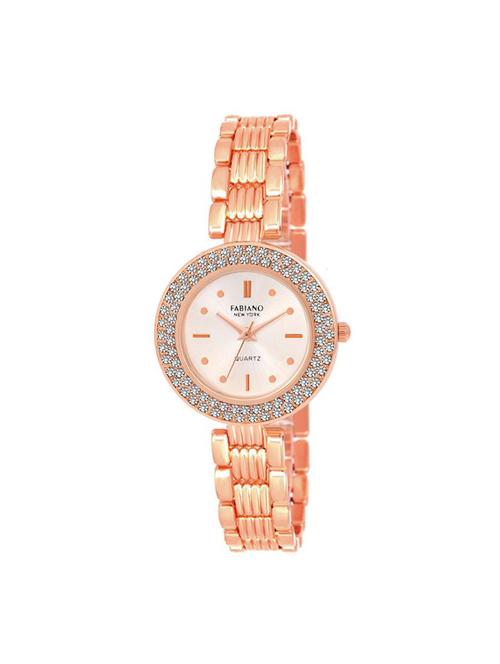fabiano new york fny132 rose gold strap color for women/girls - 16219989 - Very Small Image - 1