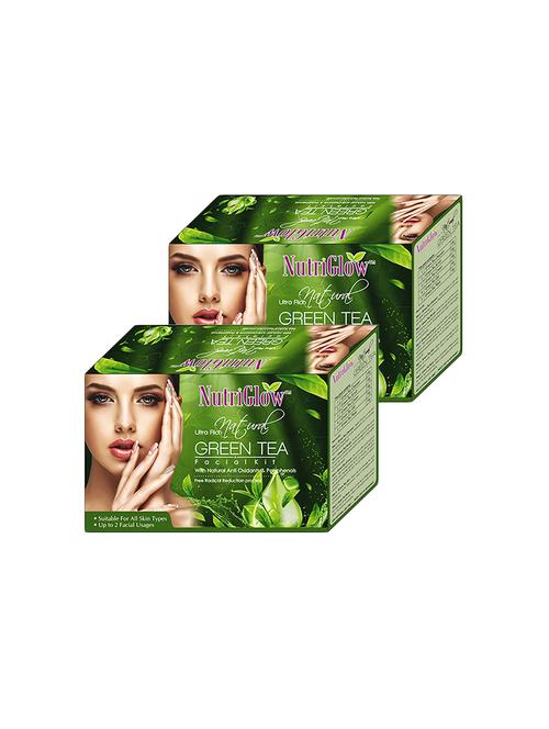 nutriglow set of 2 green tea facial kit - 16220042 - Very Small Image - 1
