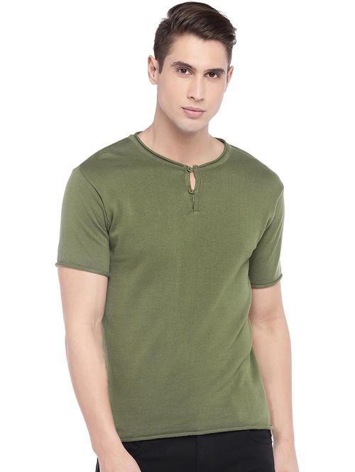 green solid t-shirt - 16220207 - Very Small Image - 1