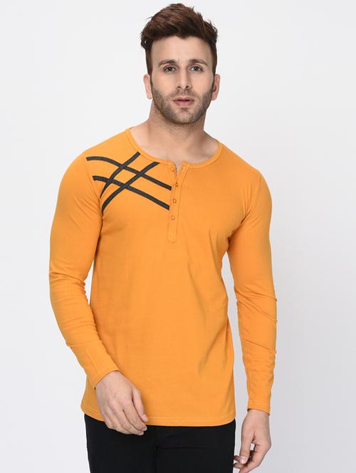 yellow checkered tshirt - 16221259 - Very Small Image - 1