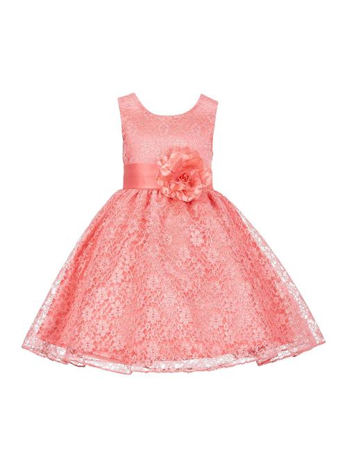 pink net frock - 16221522 - Very Small Image - 1