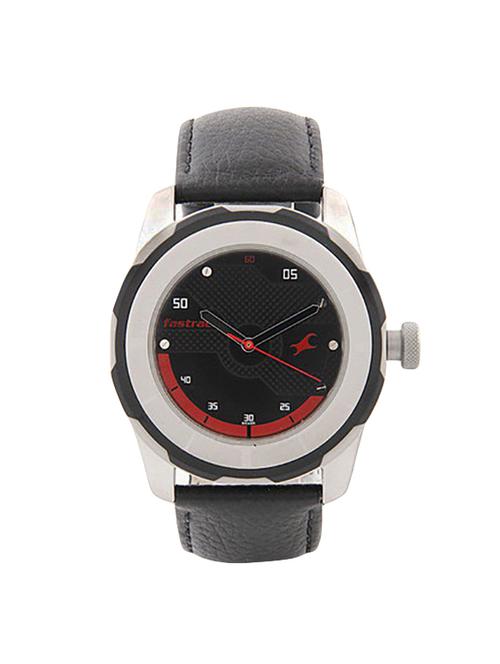 fastrack economy 2013 analog black dial men's watch - 3099sl06 - 16223770 - Very Small Image - 1