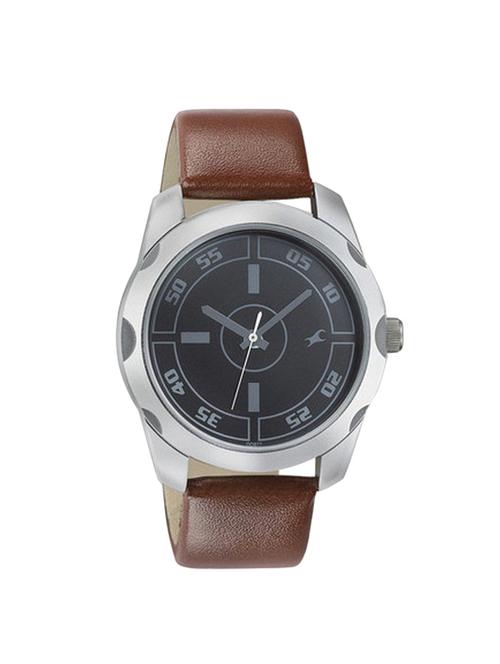 fastrack casual analog black dial men's watch - 3123sl03 - 16223795 - Very Small Image - 1