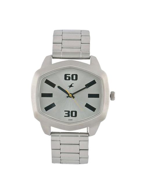 fastrack analog silver dial men's watch - 3119sm01 - 16223798 - Very Small Image - 1