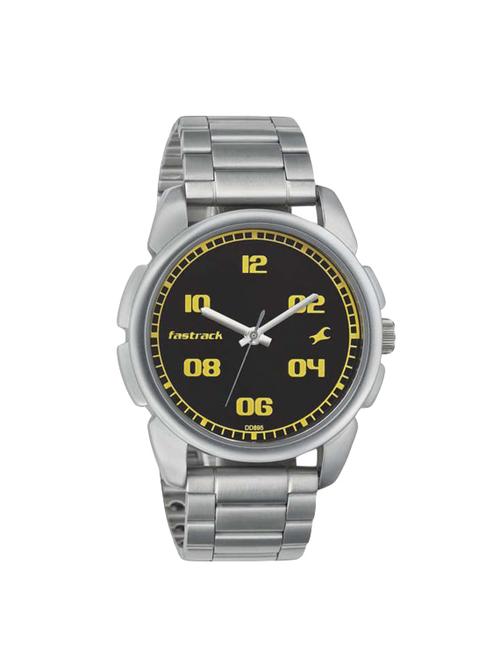 fastrack casual analog black dial men's watch - 3124sm02 - 16223802 - Very Small Image - 1