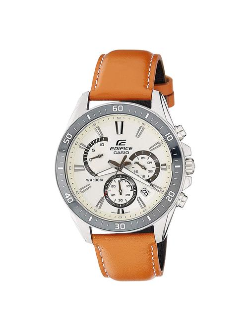 casio edifice chronograph white dial men's watch - efr-552l-7avudf(ex279) - 16223886 - Very Small Image - 1