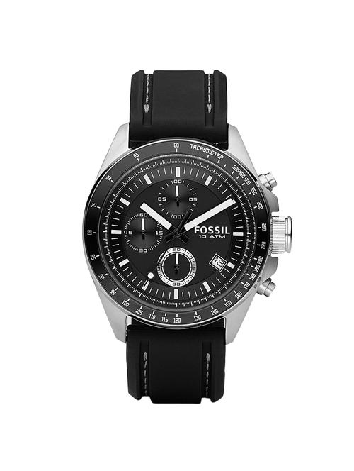 fossil black dial watch for men - ch2573 - 16223945 - Very Small Image - 1