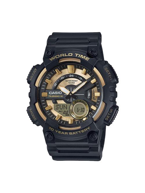 casio gold dial men watch-ad206 - 16224002 - Very Small Image - 1