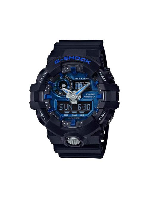 casio blue dial digital and analog watch for men - g739 - 16224013 - Very Small Image - 1