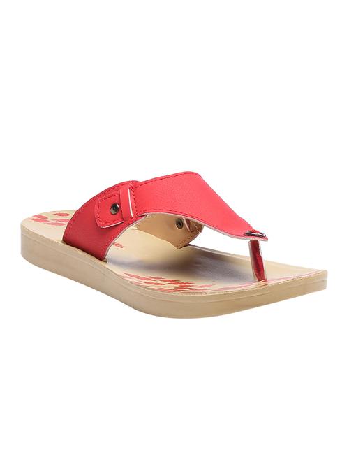red toe separator slippers - 16224627 - Very Small Image - 1