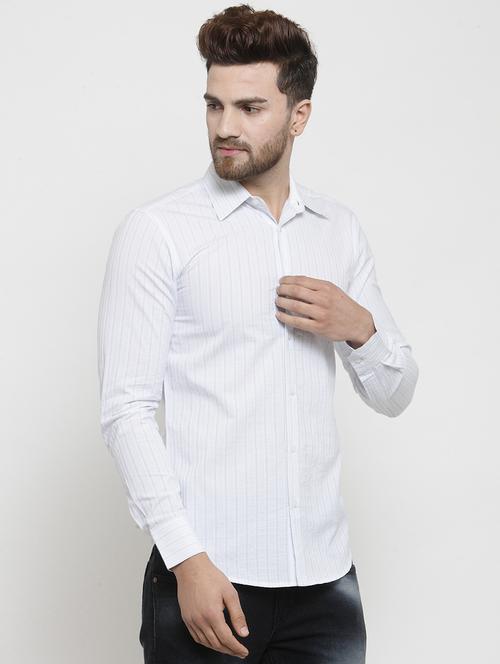 white striped casual shirt - 16225287 - Very Small Image - 1