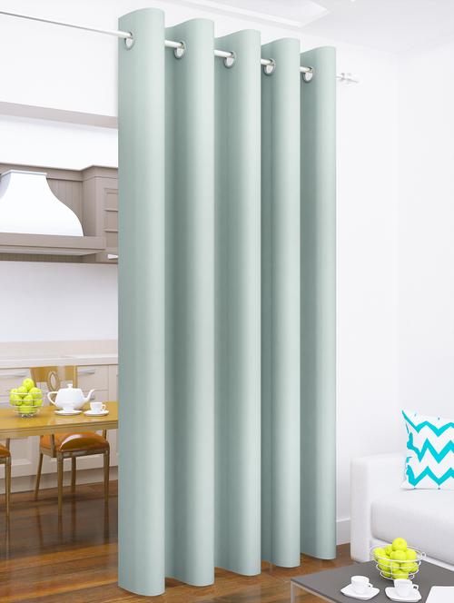 modern blackout curtain for living room bedroom grey 1 pc long door curtain-9 feet - 16225297 - Very Small Image - 1