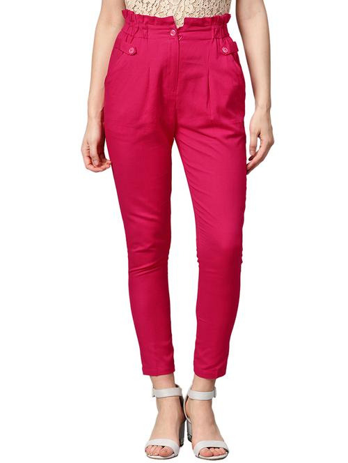 frill waist slim fit trouser - 16225933 - Very Small Image - 1