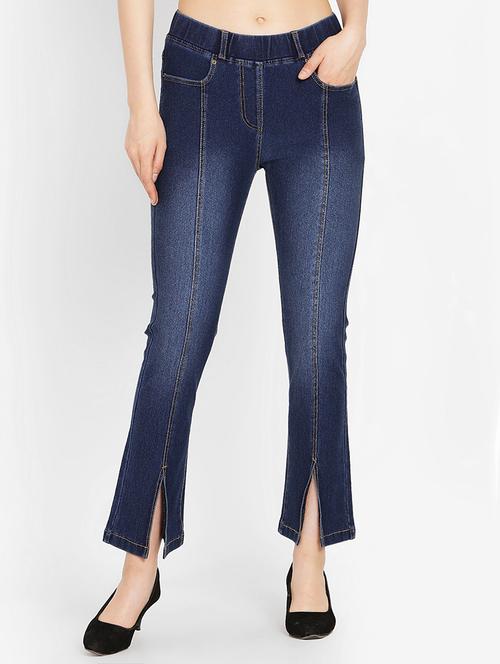 front slit wide leg trouser - 16226892 - Very Small Image - 1