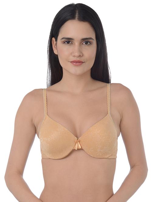 bow patch floral t-shirt bra - 16227517 - Very Small Image - 1