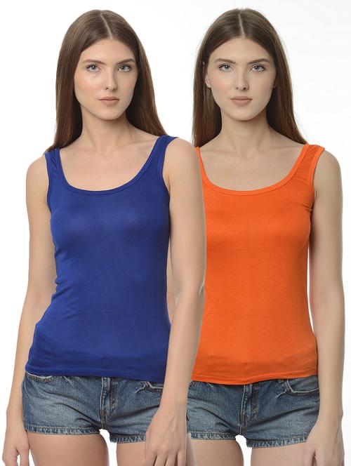 set of 2 scoop neck camisoles - 16227555 - Very Small Image - 1