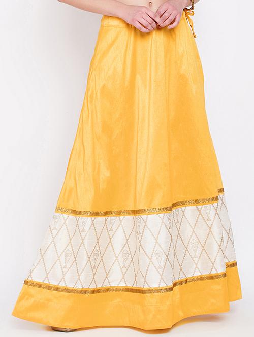 foil printed a-line skirt - 16228299 - Very Small Image - 1