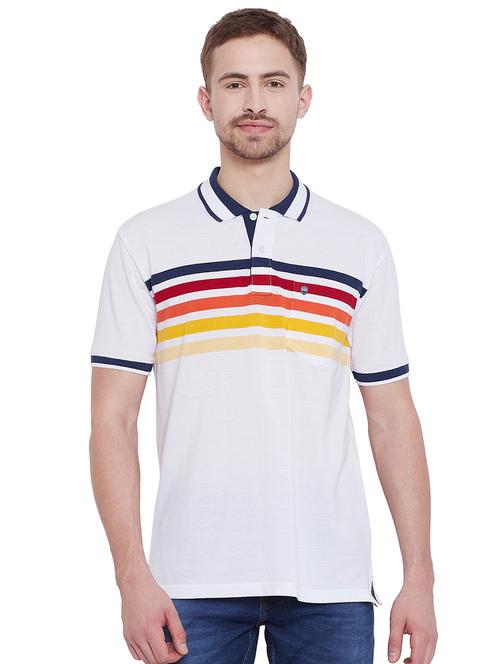 white striped polo tshirt - 16229624 - Very Small Image - 1