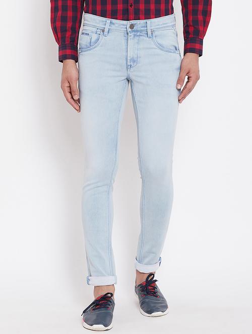 light blue washed jeans - 16229770 - Very Small Image - 1