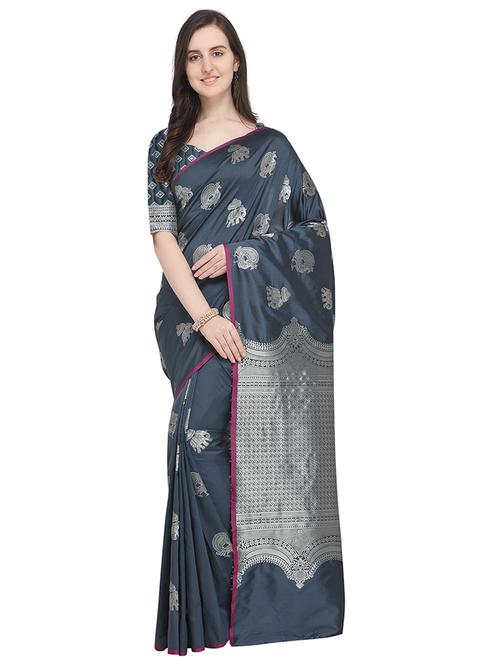 self-design woven saree - 16230466 - Very Small Image - 1